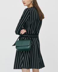 MAX&Co. - Đầm mini tay dài phom xòe kẻ sọc thời trang