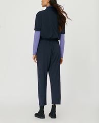 MAX&Co. - Jumpsuits nữ cổ bẻ tay ngắn Techno Jersey