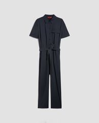 MAX&Co. - Jumpsuits nữ cổ bẻ tay ngắn Techno Jersey