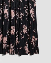 MAX&Co. - Đầm midi sát nách cổ tròn xếp li thời trang Cesare
