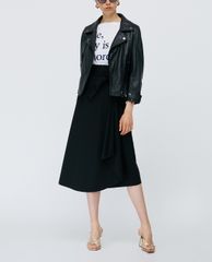 MAX&Co. - Chân váy midi chữ A phối thắt lưng thời trang Curioso