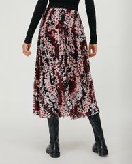 MAX&Co. - Chân váy midi xếp li Floral Tulle
