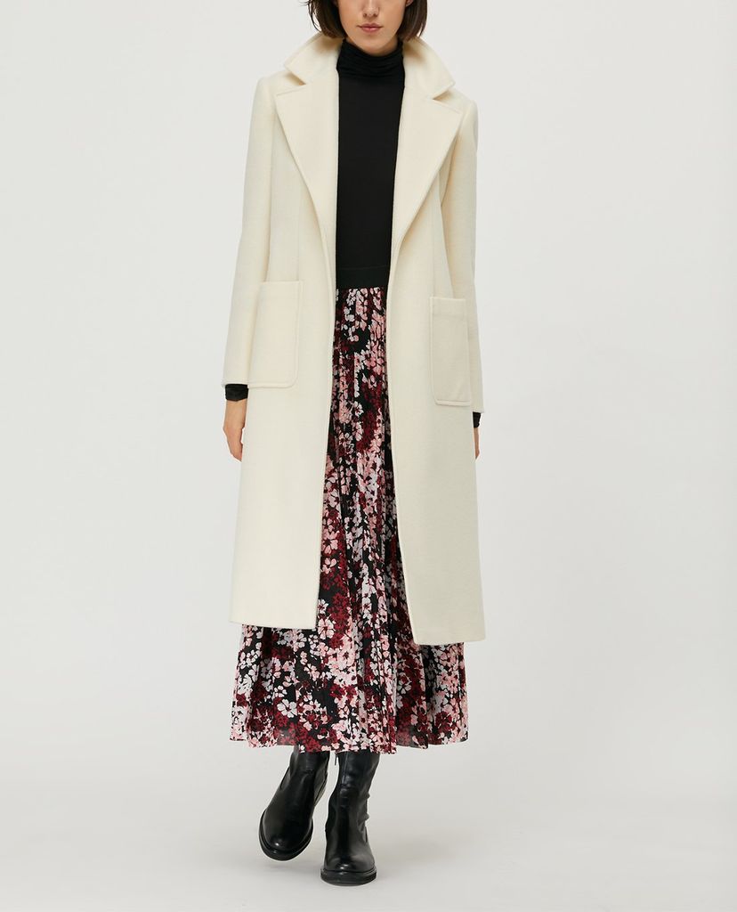 MAX&Co. - Chân váy midi xếp li Floral Tulle