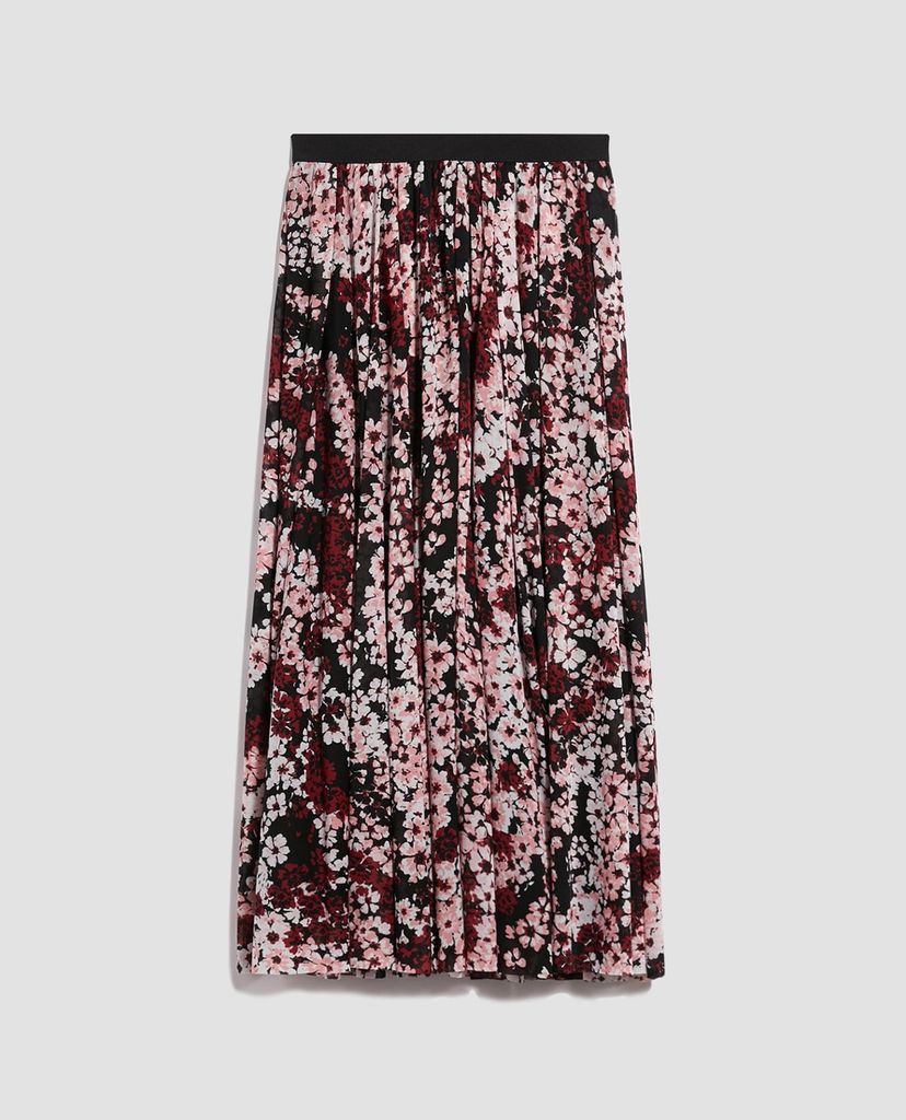 MAX&Co. - Chân váy midi xếp li Floral Tulle