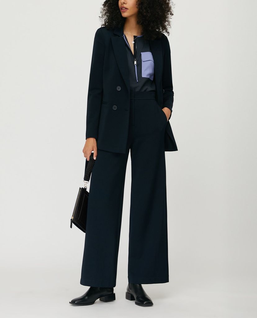MAX&Co. - Quần tây nữ ống rộng Jersey Twill Wide Leg