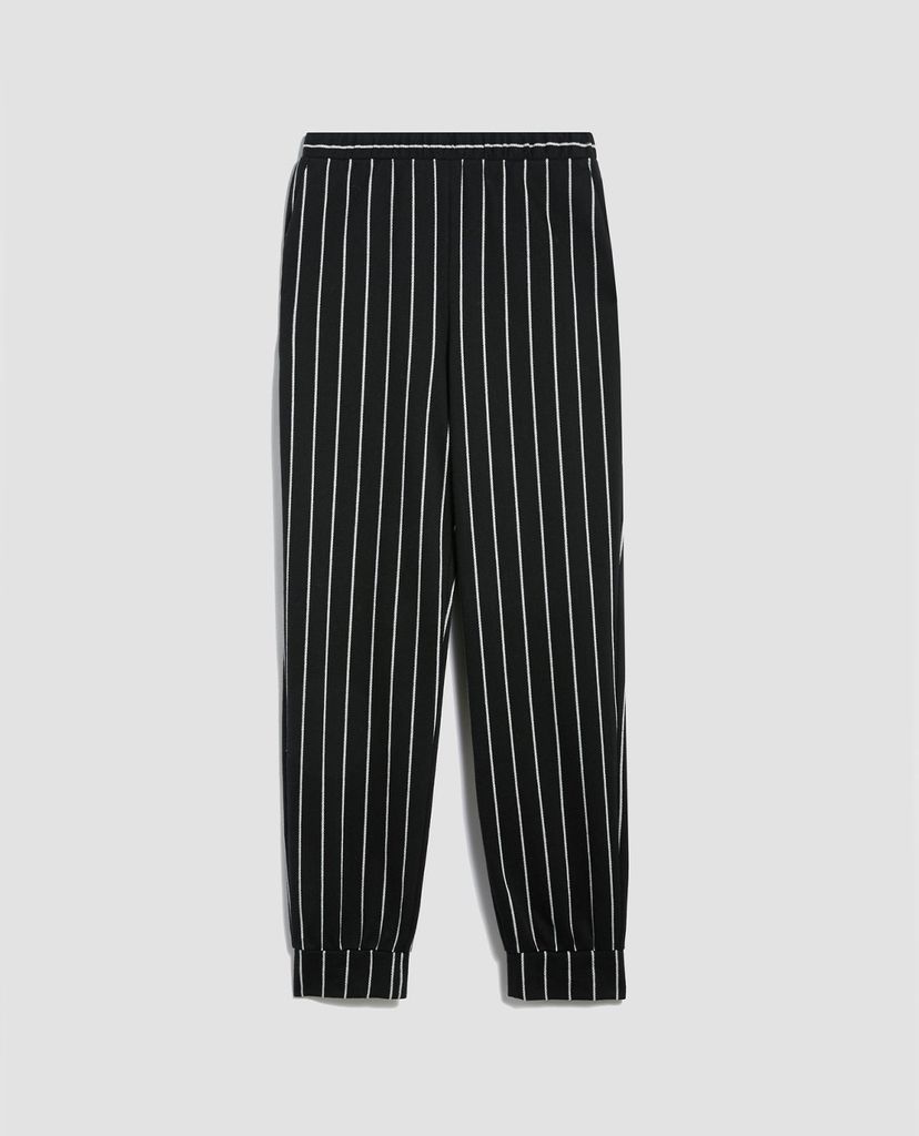 MAX&Co. - Quần jogger nữ kẻ sọc Pinstripe Jersey