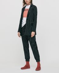 MAX&Co. - Quần jogger nữ kẻ sọc Pinstripe Jersey