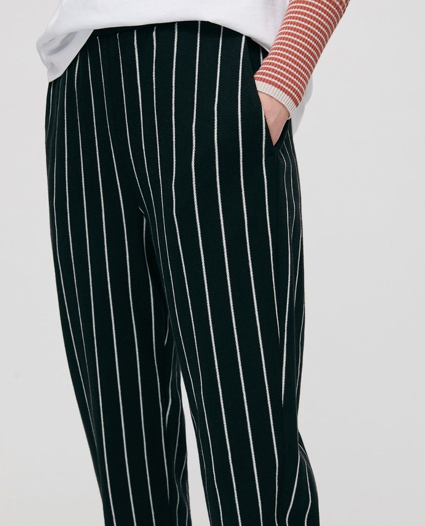 MAX&Co. - Quần jogger nữ kẻ sọc Pinstripe Jersey