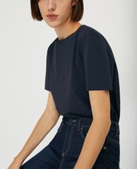 MAX&Co. - Áo thun nữ tay ngắn cổ tròn Techno Jersey