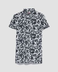MAX&Co. - Áo thun nữ tay ngắn cổ lọ họa tiết Polo-neck