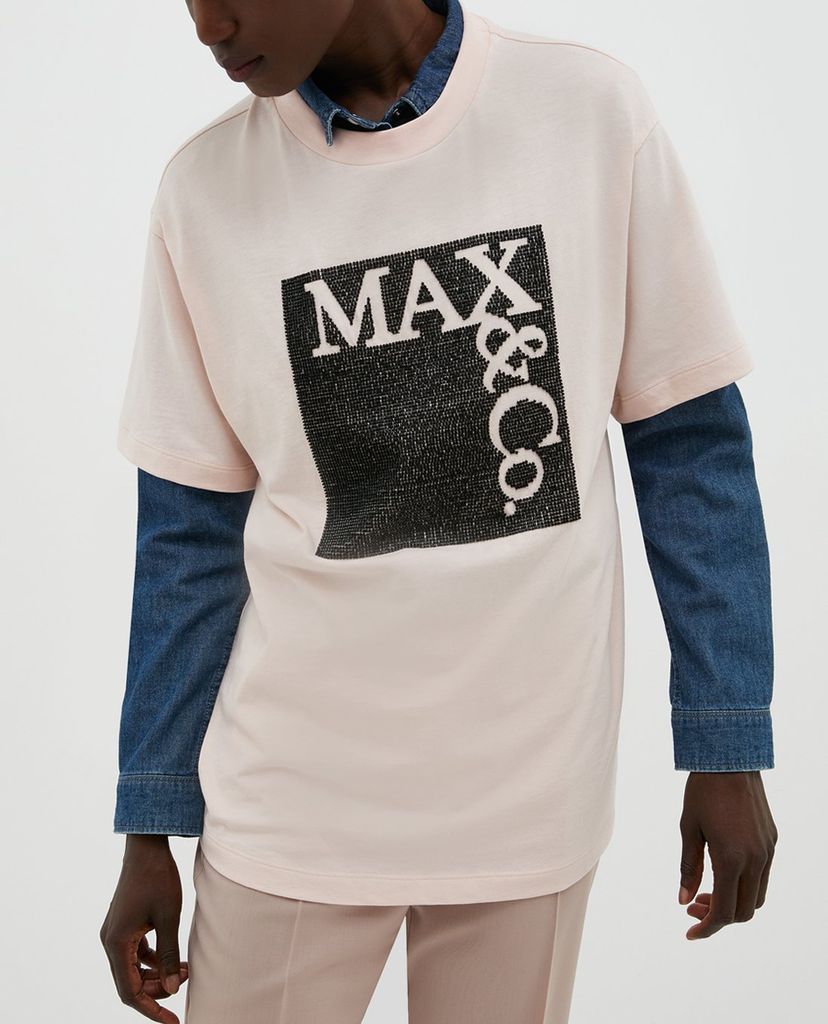 MAX&Co. - Áo thun nữ cổ tron tay ngắn Teerex