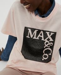 MAX&Co. - Áo thun nữ cổ tron tay ngắn Teerex