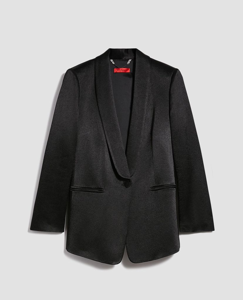 MAX&Co. - Áo blazer nữ tay dài Satin Tuxedo