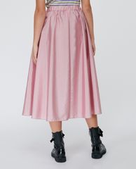 MAX&Co. - Chân váy midi xếp li Techno Taffeta