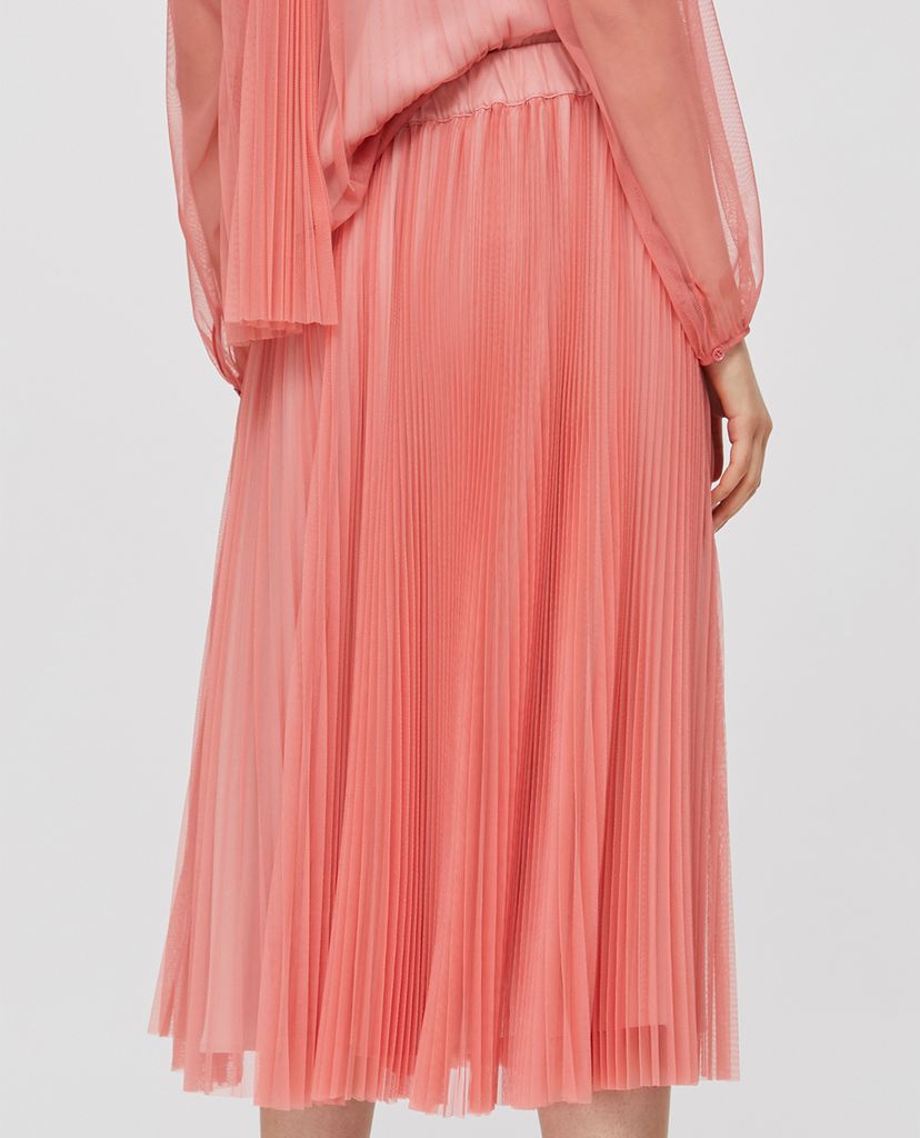 MAX&Co. - Chân váy midi voan xếp li Pleated Tulle