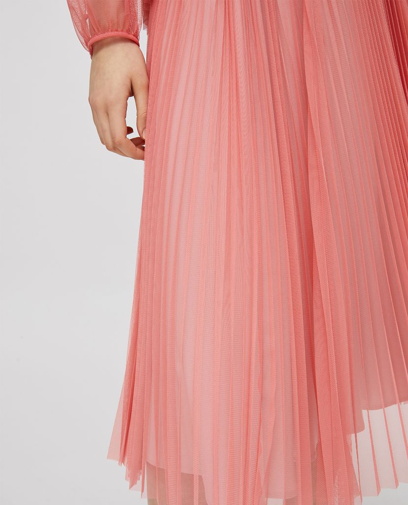 MAX&Co. - Chân váy midi voan xếp li Pleated Tulle