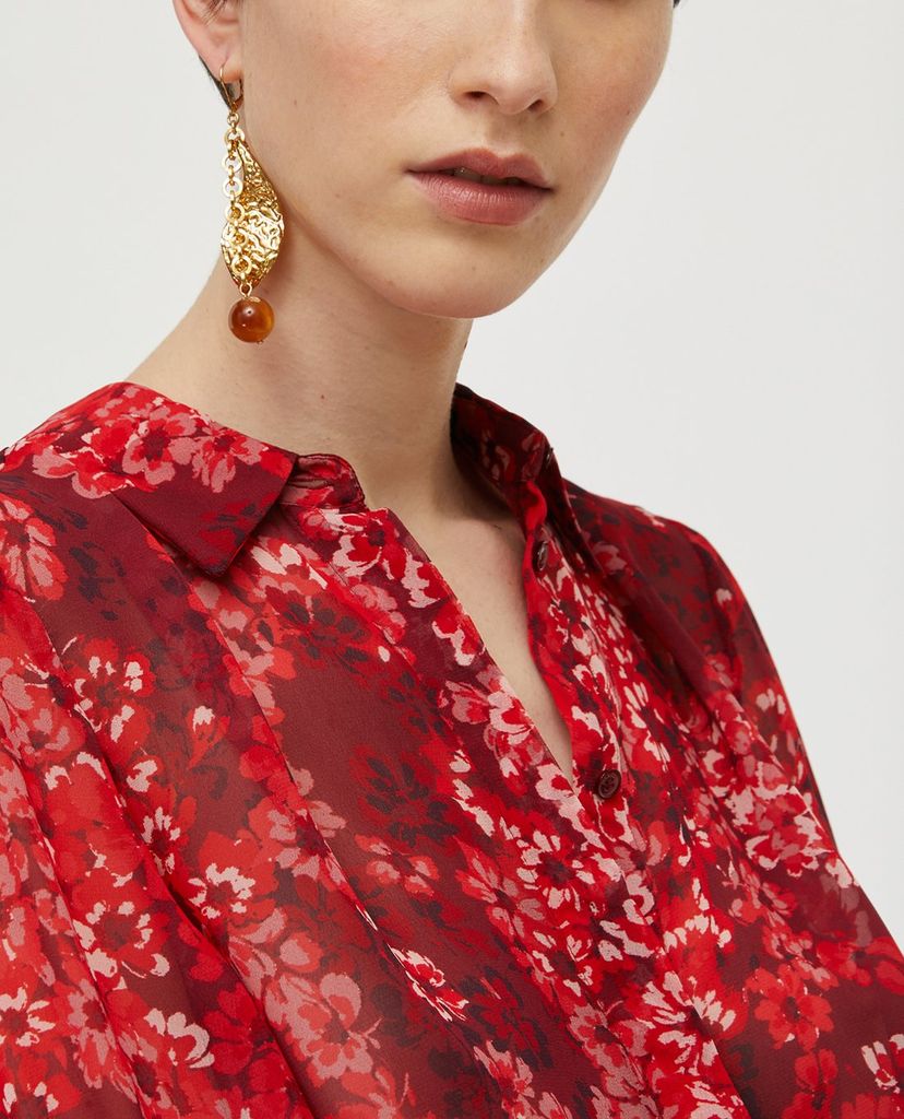 MAX&Co. - Áo sơ mi nữ tay dài Printed Georgette