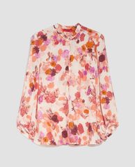 MAX&Co. - Áo sơ mi nữ tay dài Floral Pure Silk