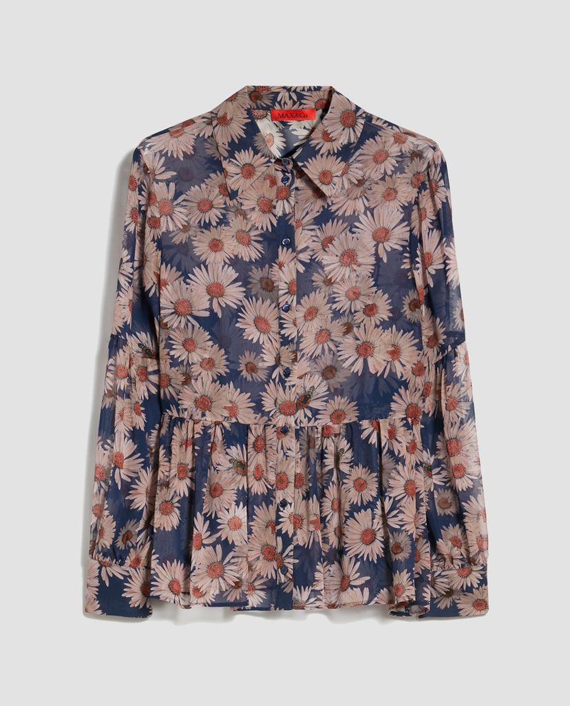 MAX&Co. - Áo sơ mi nữ tay dài Floral Georgette