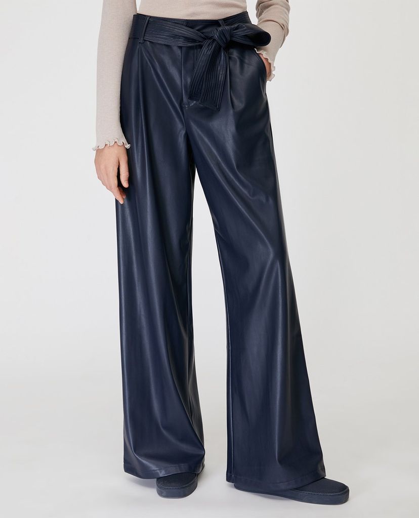 MAX&Co. - Quần kiểu nữ ống rộng Coated Fabric