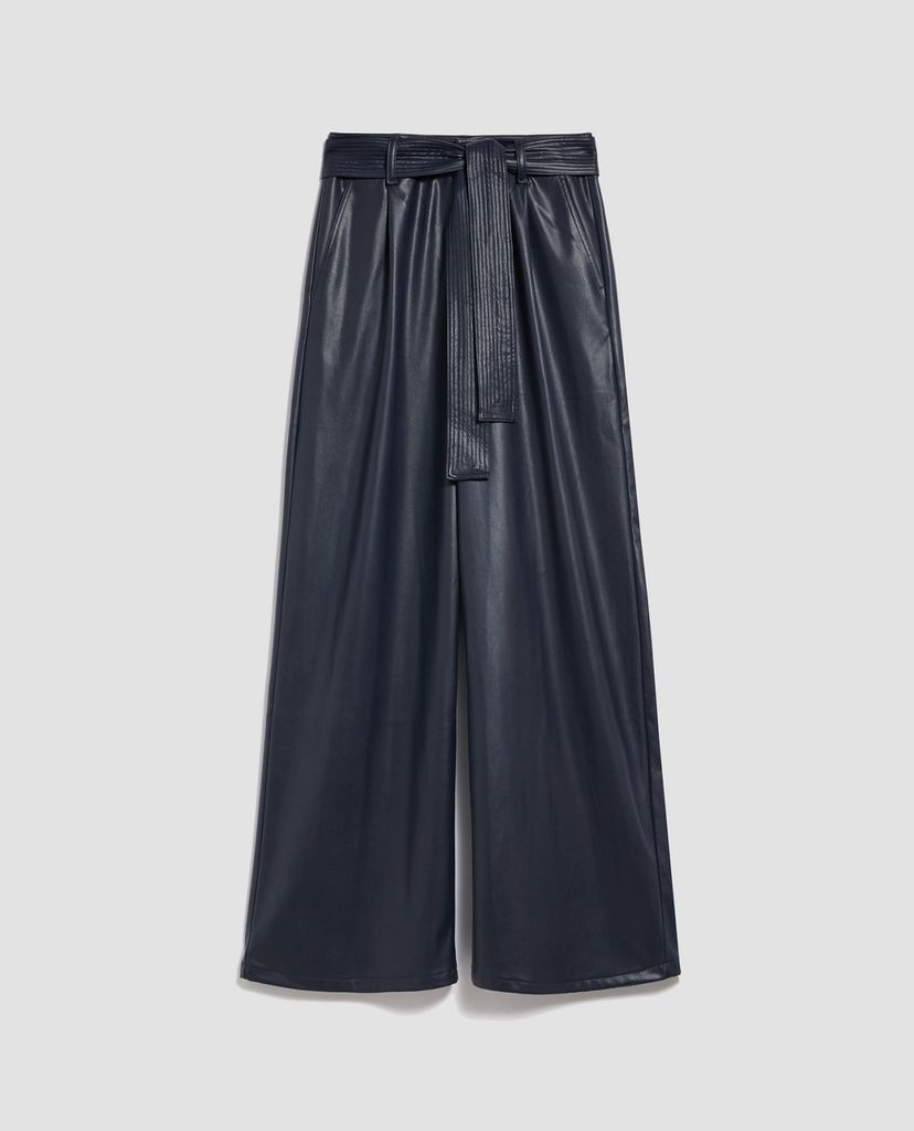 MAX&Co. - Quần kiểu nữ ống rộng Coated Fabric