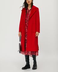 MAX&Co. - Đầm midi sơ mi cổ bẻ tay dài Printed Georgette