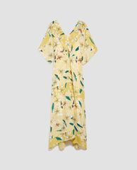 MAX&Co. - Đầm midi cổ V tay ngắn Floral Silk
