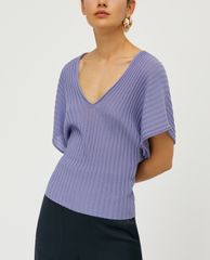 MAX&Co. - Áo kiểu nữ cổ V tay cánh dơi thời trang