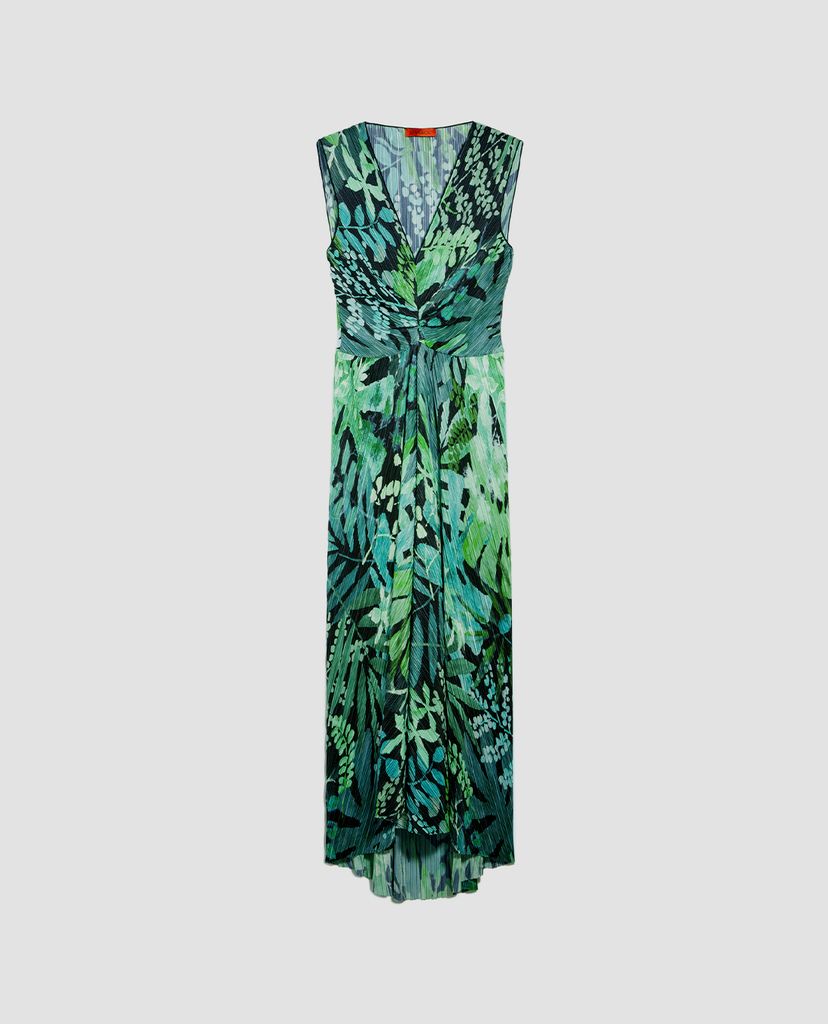 MAX&Co. - Đầm midi sát nách cổ V Jersey