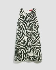 MAX&Co. - Đầm mini sát nách cổ tròn phom suông Lamé Jersey Shift