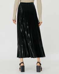 MAX&Co. - Chân váy midi xếp li Pleated Metallic