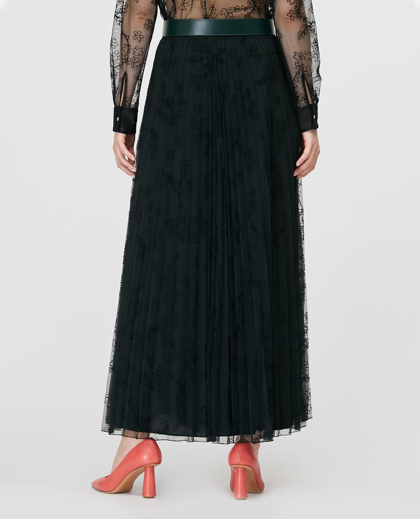 MAX&Co. - Chân váy midi xếp li Jersey Tulle