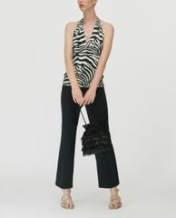 MAX&Co. - Áo kiểu nữ cổ yếm Lamé Jersey