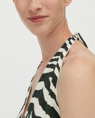 MAX&Co. - Áo kiểu nữ cổ yếm Lamé Jersey