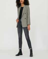 MAX&Co. - Áo thun nữ cổ tròn tay ngắn Metallic Jersey
