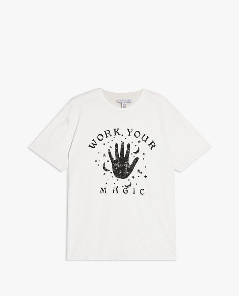 TOPSHOP - Áo thun cổ tròn tay ngắn Work Your Magic