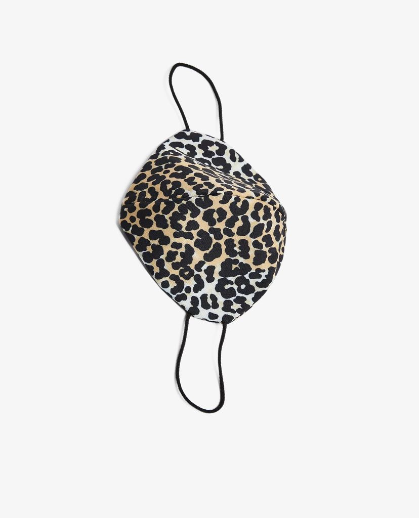 TOPSHOP - Khẩu trang vải thời trang Leopard Print Fashion