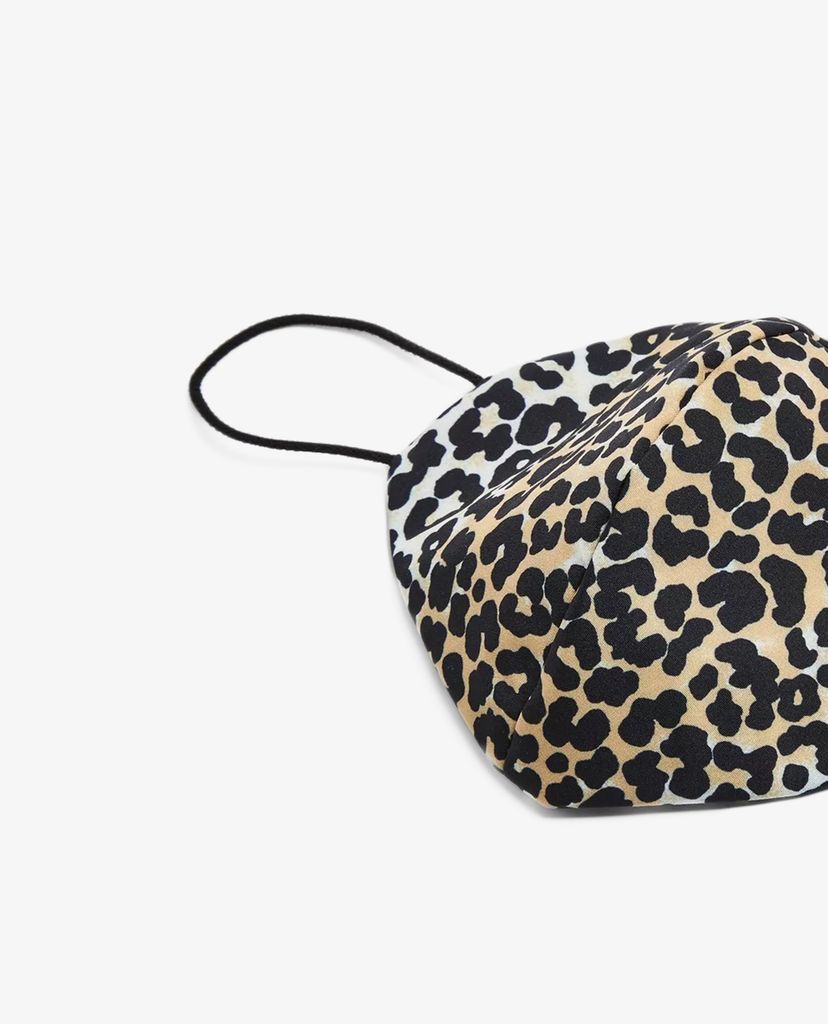 TOPSHOP - Khẩu trang vải thời trang Leopard Print Fashion