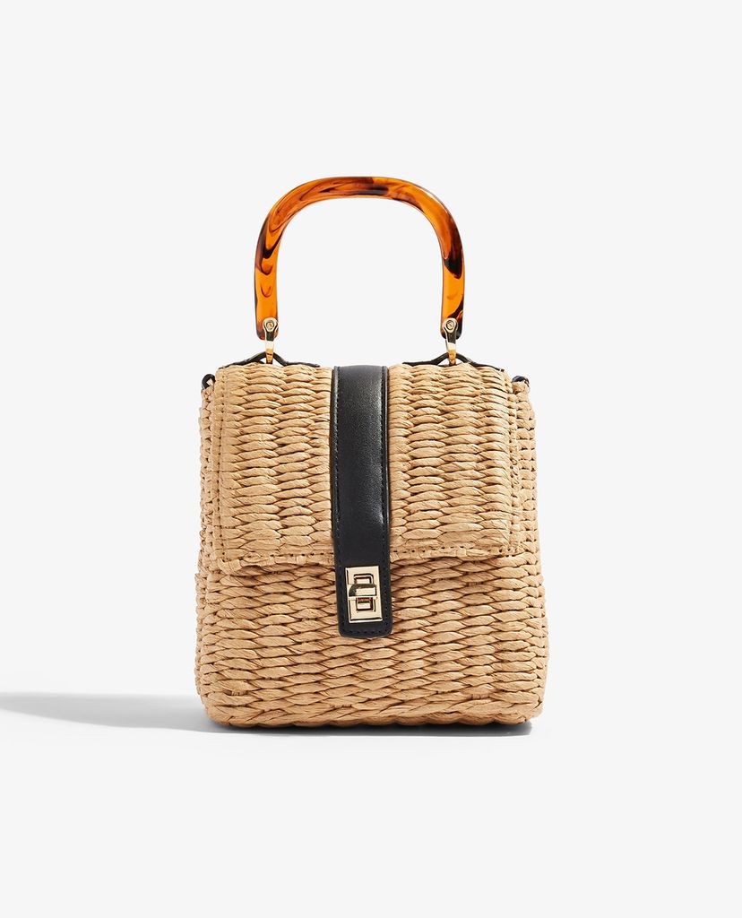 TOPSHOP - Túi xách tay nữ Skyla Straw
