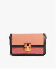 CHARLES & KEITH - Ví cầm tay nữ chữ nhật Stone Embellished