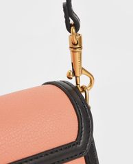 CHARLES & KEITH - Ví cầm tay nữ chữ nhật Stone Embellished