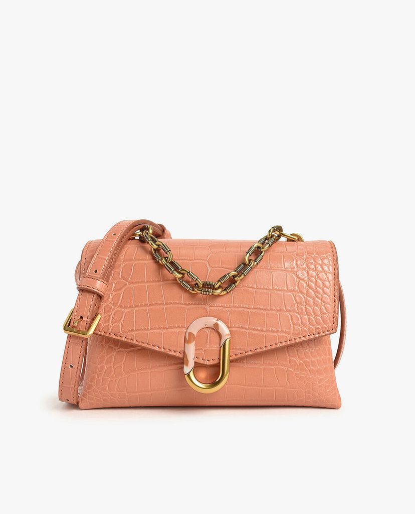 CHARLES & KEITH - Túi đeo chéo chữ nhật Chunky Chain Strap