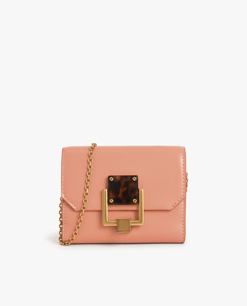 CHARLES & KEITH - Ví mini Metallic Accent