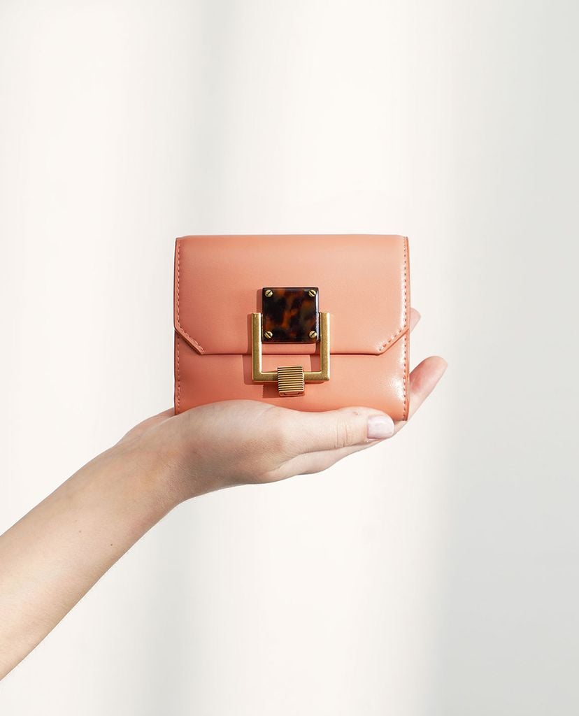 CHARLES & KEITH - Ví mini Metallic Accent