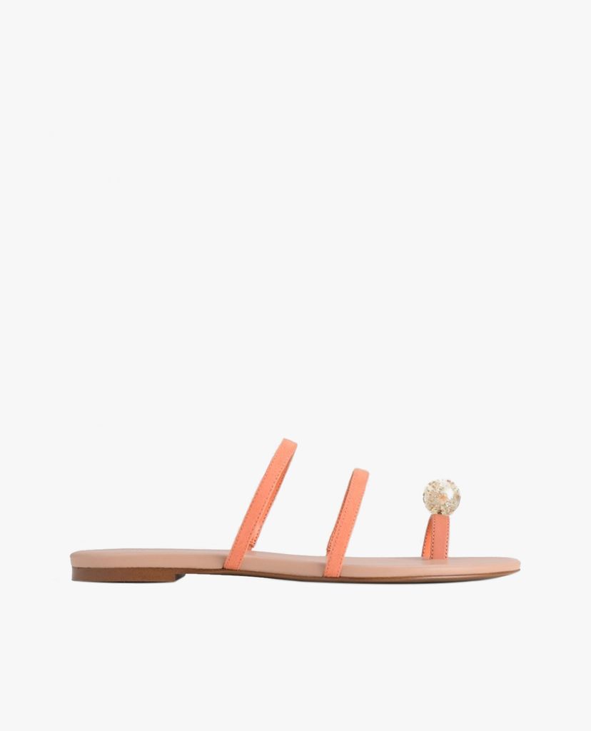 PEDRO - Giày sandals nữ quai ngang Embellished Toe-Ring