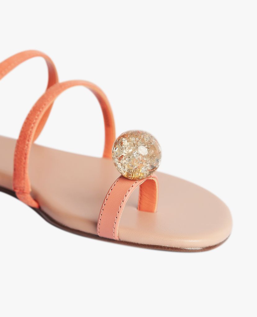 PEDRO - Giày sandals nữ quai ngang Embellished Toe-Ring