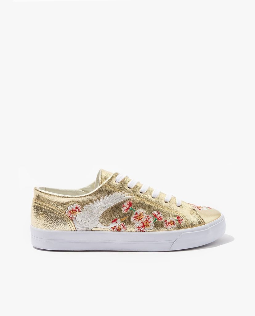 TOPSHOP - Giày sneaker nữ TULIP Embroidered