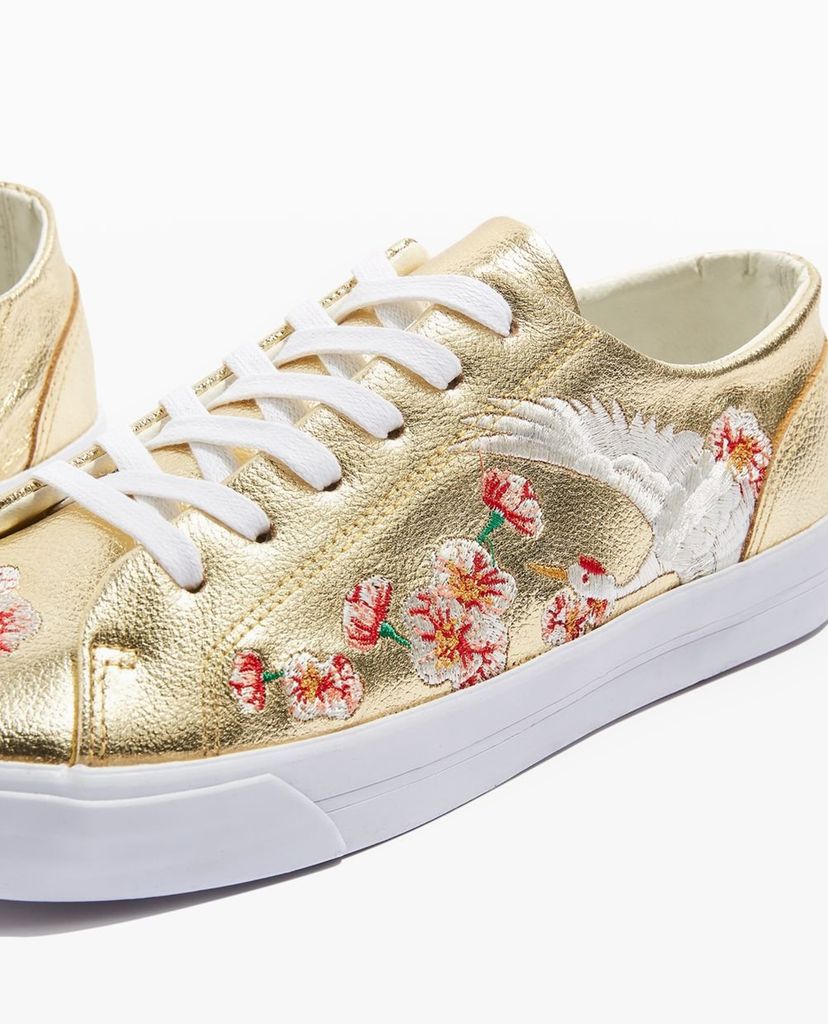 TOPSHOP - Giày sneaker nữ TULIP Embroidered