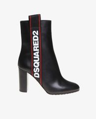 DSQUARED2 - Giày boots nữ gót vuông mũi nhọn Evolution Tape