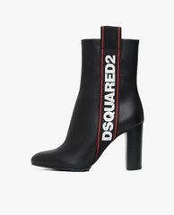 DSQUARED2 - Giày boots nữ gót vuông mũi nhọn Evolution Tape